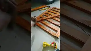 DIY Indoor Dog/Baby Gate     #diy #diycrafts #gate #woodworking #wood #fence #safety #dog #doglover