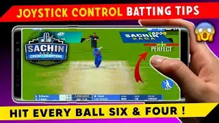 Sachin Saga Batting Tips . Joystick Control . Hit Six & Four Every Ball in Sachin Saga