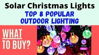 Solar Christmas Lights | Lazada Top 8 Popular Outdoor Lighting | Product Review