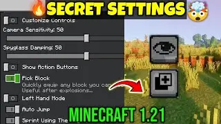 Top 5 Hidden Settings in Minecraft PE 1.21 🤫 | Secret Features You Missed!