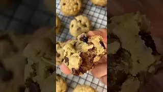 yummy cookies for today🍪✨ #fyp #baking #oatmeal #nutella #chocolate #youtubeshorts #cookies #foryou