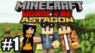 #1 Minecraft Hardcore Astagon | Perkenalan ft. GizanG15, Flixer