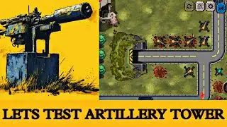HOW LONG CAN ARTILLERY TOWER STOP ENEMY | BATTLE STRATEGY TOWER DEFENCE | S1 | LEVEL13 | 2024