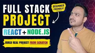 Full Stack Project for Beginners | React Frontend + Node.js Backend Explained Step by Step