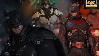 Batman Arkham Knight - Injustice 2 Bat Suit MOD l Gameplay Modded 4K