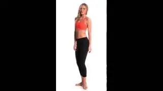 Hard Tail Flat Waist Cage Cotton Yoga Capris | SwimOutlet.com