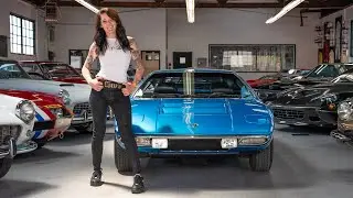Lamborghini Urraco Driving & Engine Sound