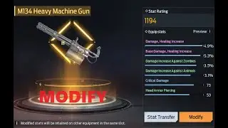 Undawn M134 Heavy Machine Gun Modify