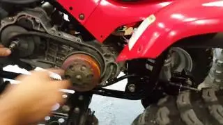 Speed collar removal for Arctic Cat DVX 90 - FASTER!