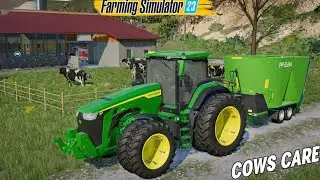 10 New Cows with Reproduction | John DeereFarm Fs23 #32