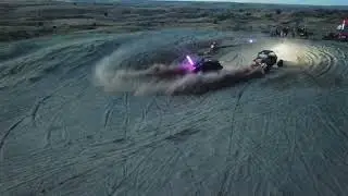 Drone footage of a Juniper Dunes ride