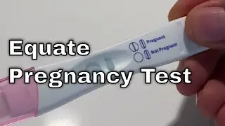 Equate Pregnancy Test - How to Use (ASMR)