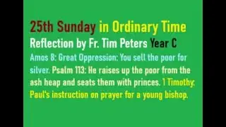 Amos 8: The Book of Amos, Catholic Bible Study, Fr. Tim Peters