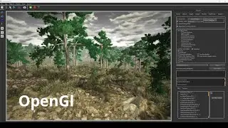 OpenGl terrain rendering, C++