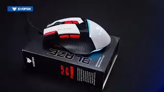 EvoFox Blaze Gaming Mouse Unboxing - ASMR #9 #amkette