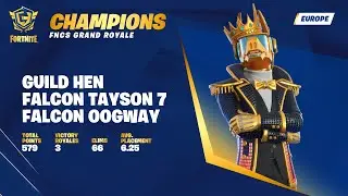 Tayson Wins FNCS Grand Royale Finals With Hen & Chapix (Fortnite)
