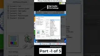 High Quality print settings in Photoshop part-1