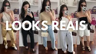 UMA SEMANA DE LOOKS REAIS