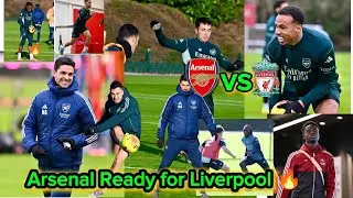 Arsenal Back🔥In Training Today Ready For Liverpool 
