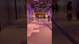 Walking to the Underground tunnel goin to Funan Mall# Funan Mall Dingapore#