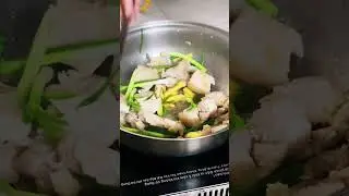 жареная зеленая фасоль с грибами и мясом #asmr #asmrcooking #cooking #food