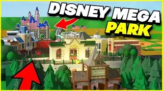 CRAZY DISNEY MEGA PARK BUILD IN THEME PARK TYCOON 2