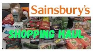 Sainsburys Vegan shopping Haul