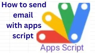 how to send email with apps script