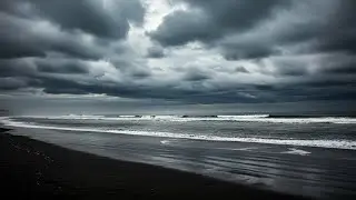 Quiet Night Ocean Ambience | No Ads to Drift into Deep Sleep Gently with Rolling Waves