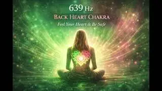 639 Hz Back Heart Chakra | Feel Your Heart & Be Safe