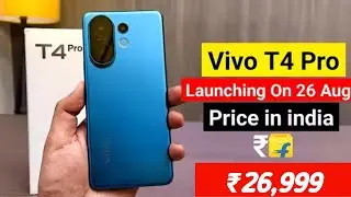 Vivo T4 Pro 5G Vivo 's First 3x Periscope Zoom in the segment launch on 26th aut 12pm 