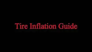 tire inflation guide