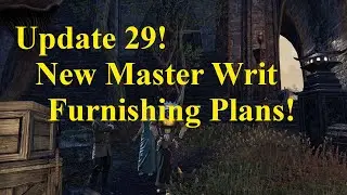 ESO Update 29! New Master Writ Furnishing Plans!