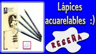 STAEDTLER Mars Lumograph aquarell 100A RESEÑA Lápices acuarelables Grafito para dibujar y pintar