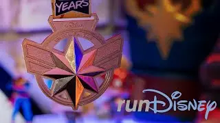 Captain Marvel 5k Medal Reveal! | RunDisney + Marvel's 80th