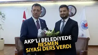 Ekrem İmamoğlu, AKP'li Kağıthane Belediyesi'nde resmen siyaset dersi verdi!