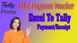 bulk payment receipt voucher in tally prime || auto payment receipt || @TallyTdlSolution