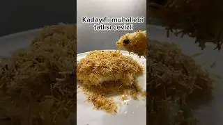 cevizli kadayıflı muhallebi