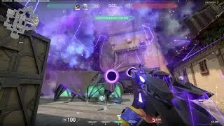 Using the Singularity Phantom Finisher! Wow!!! -  Map Haven A - Valorant