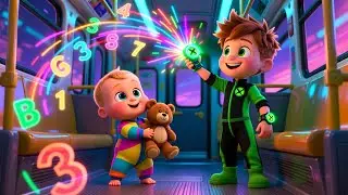 Ben10 Magic Bus Go Now 🚌✨ | Fun Bus Adventure Song for Kids | Playful Nursery Rhyme