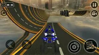 Racing quad bike stunts:ATV impossible track level 15