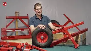 Het frame I Steketee frame en koppeldelen, de basis van de schoffelmachine