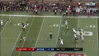 J.T. Barrett 21-YD TD Run vs. Michigan