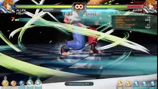 FIGHTING EX LAYER BETA: Allen combo.
