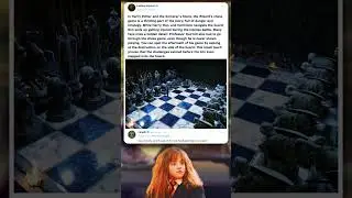 Hidden Wizard&rsquo;s Chess Detail You Missed in Harry Potter ♟️ #HarryPotter #EasterEgg