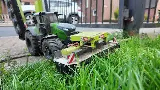 IMPRESSIVE RC Mower CUTTING Gras - RC Farming 2025 - RC Bruder Tractor