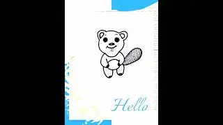 Easy Cute Beaver Drawing | EASY | How To Draw Beaver | #art  #shorts