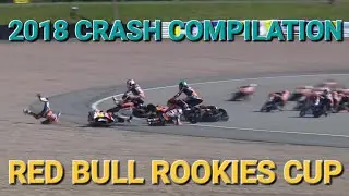 2018 Red Bull Rookies Cup Crash Compilation