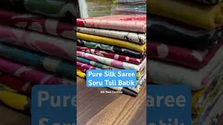 Pure Silk Batik Saree👆👆 #shortsvideo #shorts #silk #saree #boutique #ytshorts #shorts #reels #yt