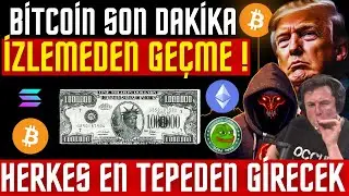 BİTCOİN ANALİZ İZLEMEDEN GE&Ccedil;ME HERKES EN TEPEDEN GİRECEK #BITCOIN #ALTCOIN